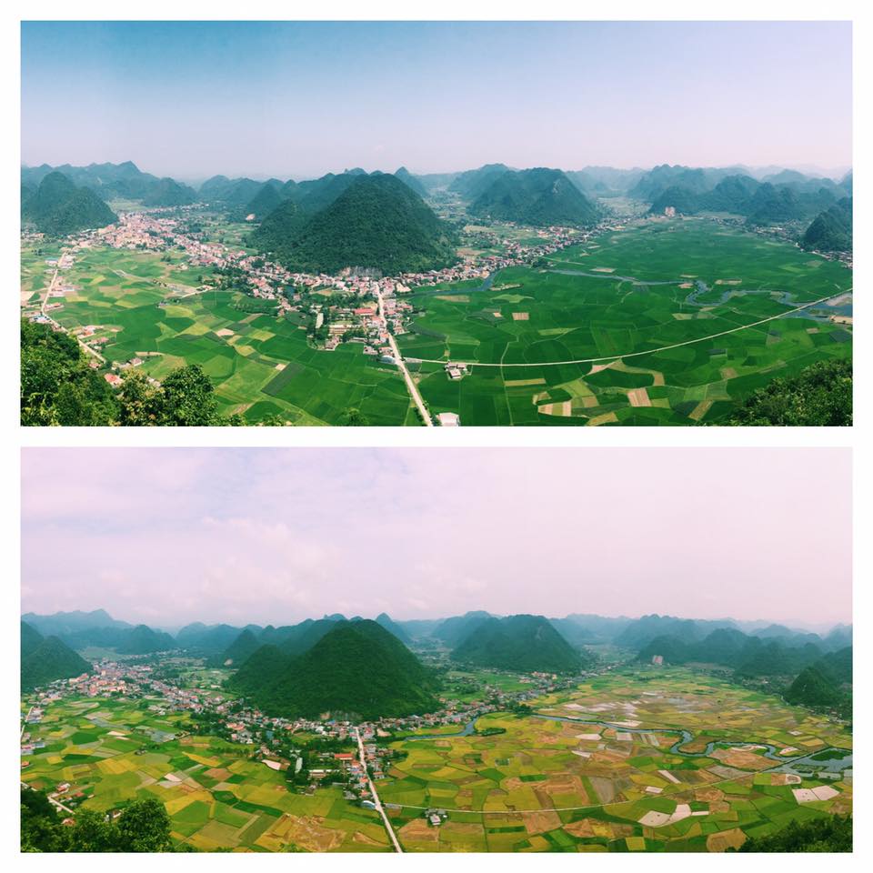 panorama Bắc Sơn 2 mùa